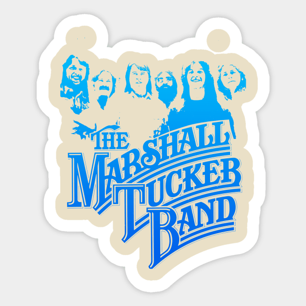 The Marshall Tucker Band Sticker by HAPPY TRIP PRESS